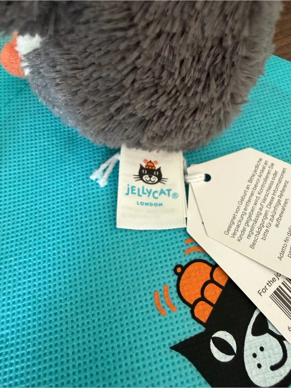 Authentic Jellycat Small Peanut Penguin with dust bag - BNWT